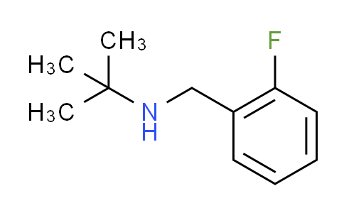 CAS No. 893577-97-4, N-(2-fluorobenzyl)-2-methyl-2-propanamine