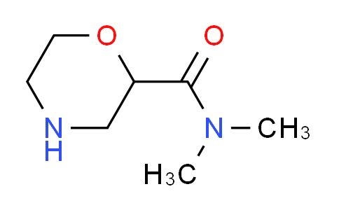 CAS No. 135072-23-0, N,N-dimethyl-2-morpholinecarboxamide
