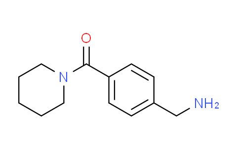 CAS No. 292635-34-8, 1-[4-(1-piperidinylcarbonyl)phenyl]methanamine