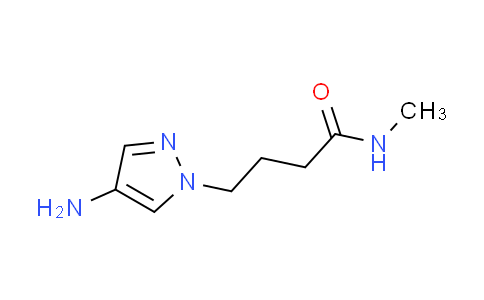 CAS No. 1172806-52-8, 4-(4-amino-1H-pyrazol-1-yl)-N-methylbutanamide