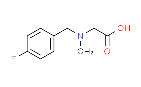 CAS No. 947013-86-7, N-(4-fluorobenzyl)-N-methylglycine