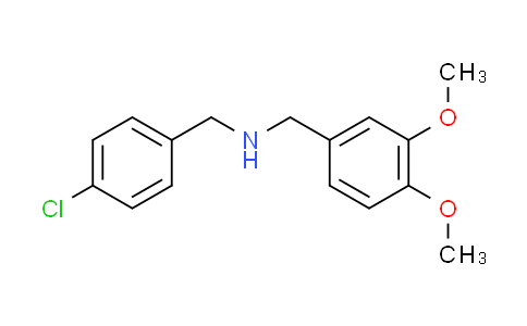CAS No. 423738-40-3, (4-chlorobenzyl)(3,4-dimethoxybenzyl)amine