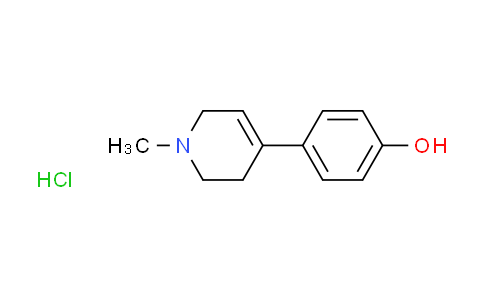 CAS No. 5233-54-5, 4-(1-methyl-1,2,3,6-tetrahydropyridin-4-yl)phenol hydrochloride