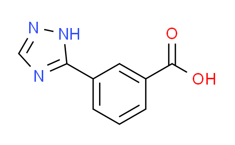 CAS No. 876715-37-6, 3-(1H-1,2,4-triazol-5-yl)benzoic acid