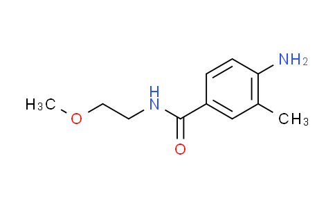 CAS No. 926190-47-8, 4-amino-N-(2-methoxyethyl)-3-methylbenzamide