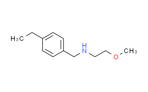 CAS No. 827328-12-1, (4-ethylbenzyl)(2-methoxyethyl)amine