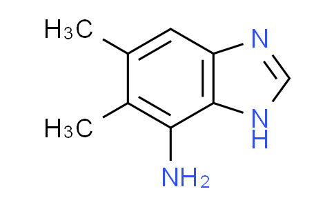 CAS No. 21472-09-3, 5,6-dimethyl-1H-benzimidazol-7-amine