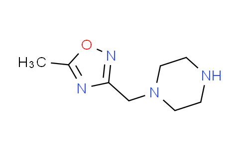 CAS No. 915924-34-4, 1-[(5-methyl-1,2,4-oxadiazol-3-yl)methyl]piperazine