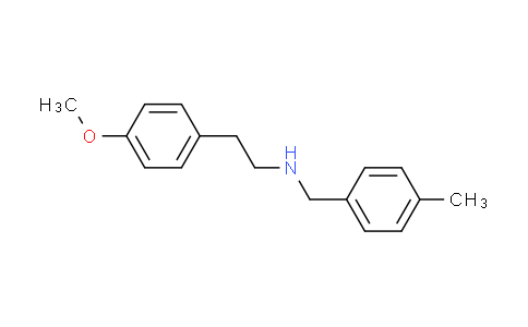 CAS No. 418781-20-1, 2-(4-methoxyphenyl)-N-(4-methylbenzyl)ethanamine