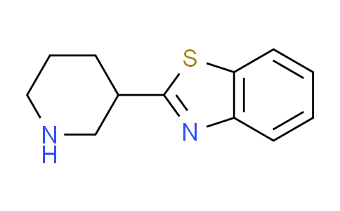 CAS No. 750640-97-2, 2-(3-piperidinyl)-1,3-benzothiazole
