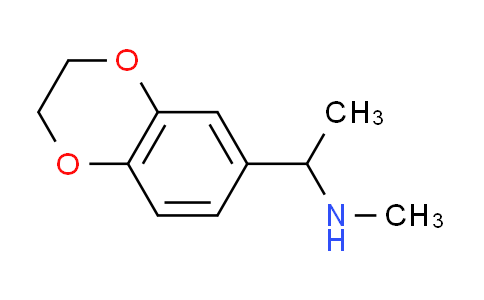 CAS No. 381191-92-0, 1-(2,3-dihydro-1,4-benzodioxin-6-yl)-N-methylethanamine