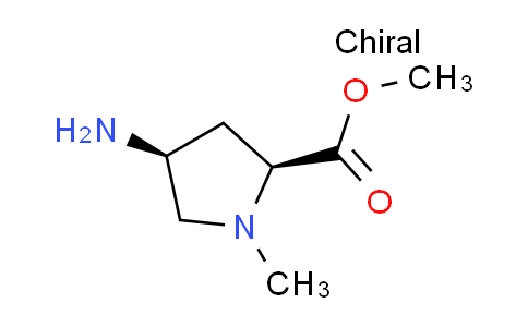 CAS No. 1243248-53-4, methyl (4S)-4-amino-1-methyl-L-prolinate