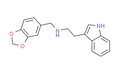 CAS No. 51918-89-9, (1,3-benzodioxol-5-ylmethyl)[2-(1H-indol-3-yl)ethyl]amine