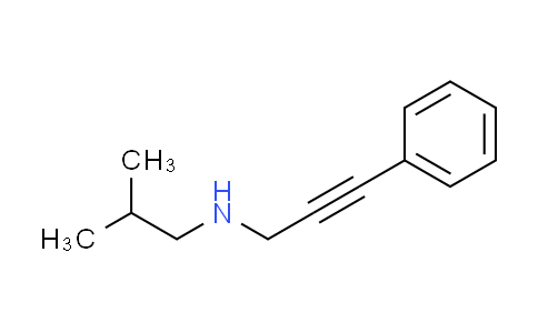 CAS No. 347406-04-6, N-isobutyl-3-phenyl-2-propyn-1-amine