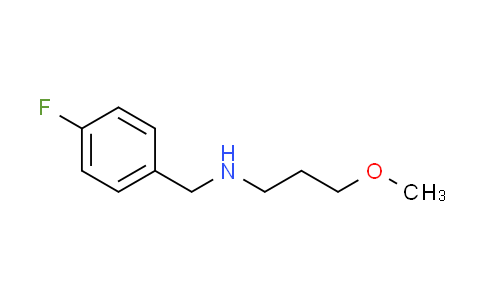CAS No. 884497-45-4, (4-fluorobenzyl)(3-methoxypropyl)amine