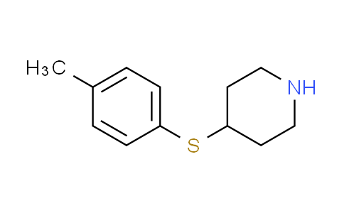CAS No. 101768-80-3, 4-[(4-methylphenyl)thio]piperidine