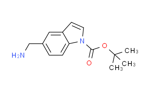 CAS No. 887584-14-7, tert-butyl 5-(aminomethyl)-1H-indole-1-carboxylate