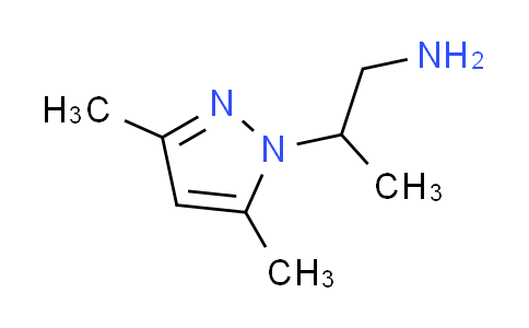CAS No. 956352-78-6, 2-(3,5-dimethyl-1H-pyrazol-1-yl)-1-propanamine