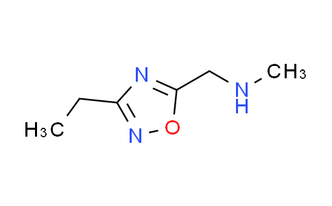 CAS No. 1042505-40-7, 1-(3-ethyl-1,2,4-oxadiazol-5-yl)-N-methylmethanamine