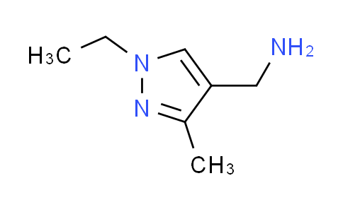 CAS No. 848436-19-1, 1-(1-ethyl-3-methyl-1H-pyrazol-4-yl)methanamine