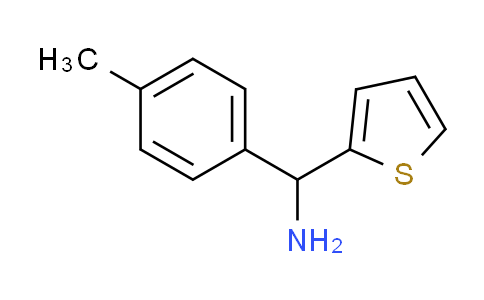 CAS No. 852956-40-2, 1-(4-methylphenyl)-1-(2-thienyl)methanamine