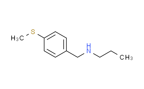 CAS No. 893586-96-4, N-[4-(methylthio)benzyl]-1-propanamine