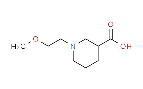 CAS No. 897094-35-8, 1-(2-methoxyethyl)-3-piperidinecarboxylic acid
