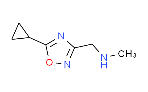 CAS No. 1177299-92-1, 1-(5-cyclopropyl-1,2,4-oxadiazol-3-yl)-N-methylmethanamine