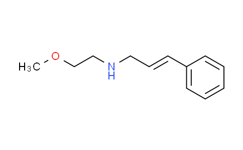 CAS No. 892569-72-1, (2-methoxyethyl)(3-phenyl-2-propen-1-yl)amine
