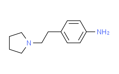 CAS No. 168897-20-9, 4-[2-(1-pyrrolidinyl)ethyl]aniline