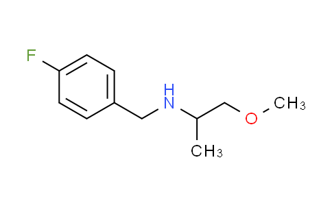 CAS No. 418786-13-7, (4-fluorobenzyl)(2-methoxy-1-methylethyl)amine