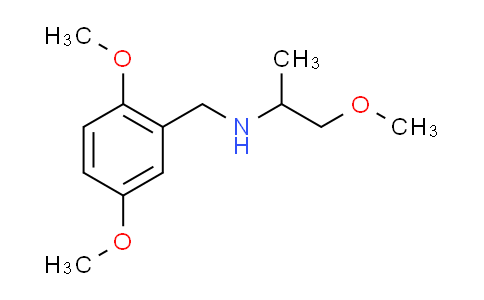 CAS No. 356093-25-9, (2,5-dimethoxybenzyl)(2-methoxy-1-methylethyl)amine