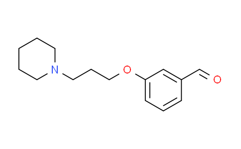 CAS No. 82625-43-2, 3-[3-(1-piperidinyl)propoxy]benzaldehyde