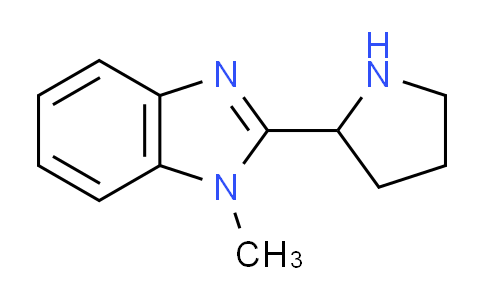 CAS No. 524674-38-2, 1-methyl-2-(2-pyrrolidinyl)-1H-benzimidazole