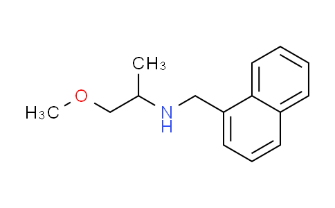 CAS No. 355816-73-8, (2-methoxy-1-methylethyl)(1-naphthylmethyl)amine