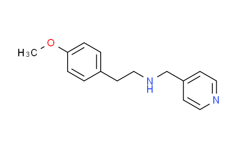 CAS No. 331970-72-0, 2-(4-methoxyphenyl)-N-(pyridin-4-ylmethyl)ethanamine