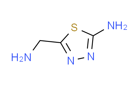 CAS No. 59079-33-3, 5-(aminomethyl)-1,3,4-thiadiazol-2-amine