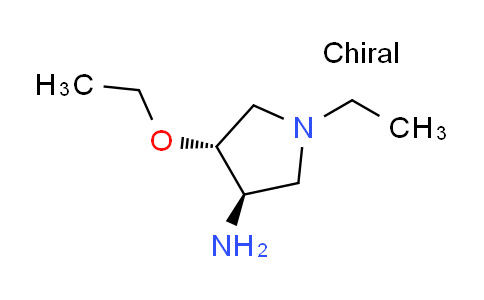 CAS No. 1212212-82-2, trans-4-ethoxy-1-ethyl-3-pyrrolidinamine