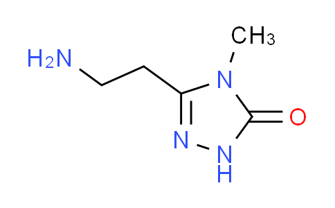 CAS No. 1083216-69-6, 5-(2-aminoethyl)-4-methyl-2,4-dihydro-3H-1,2,4-triazol-3-one