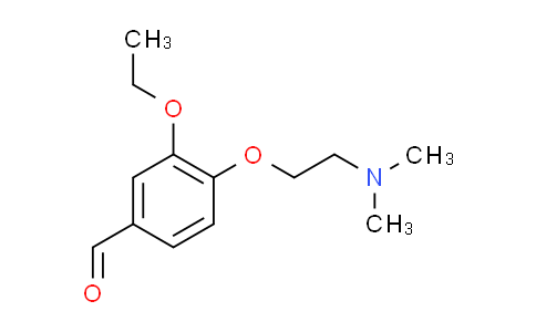 CAS No. 86759-23-1, 4-[2-(dimethylamino)ethoxy]-3-ethoxybenzaldehyde