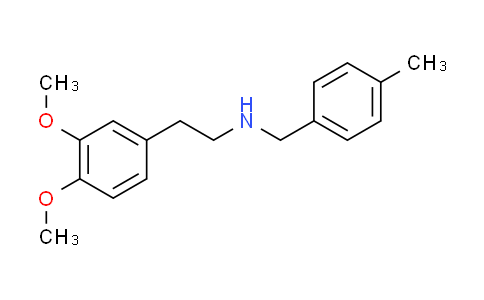 CAS No. 418789-66-9, 2-(3,4-dimethoxyphenyl)-N-(4-methylbenzyl)ethanamine