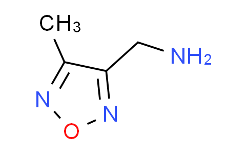 CAS No. 321392-83-0, 1-(4-methyl-1,2,5-oxadiazol-3-yl)methanamine