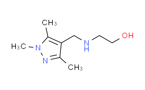 CAS No. 400877-08-9, 2-{[(1,3,5-trimethyl-1H-pyrazol-4-yl)methyl]amino}ethanol