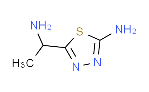CAS No. 1227465-61-3, 5-(1-aminoethyl)-1,3,4-thiadiazol-2-amine