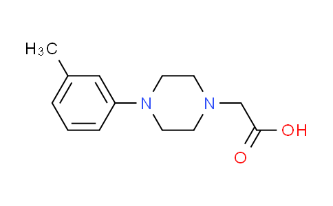 CAS No. 896523-47-0, [4-(3-methylphenyl)piperazin-1-yl]acetic acid
