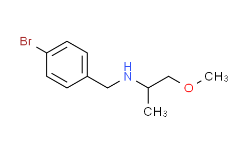 CAS No. 355816-64-7, (4-bromobenzyl)(2-methoxy-1-methylethyl)amine
