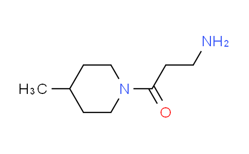 CAS No. 938339-05-0, 3-(4-methyl-1-piperidinyl)-3-oxo-1-propanamine