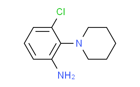 CAS No. 58785-06-1, (3-chloro-2-piperidin-1-ylphenyl)amine