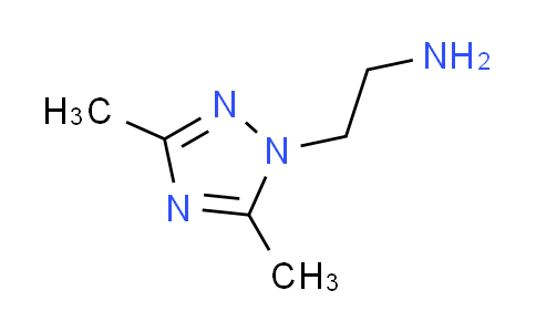 CAS No. 878717-42-1, 2-(3,5-dimethyl-1H-1,2,4-triazol-1-yl)ethanamine