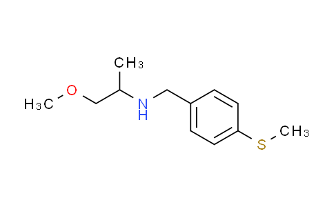 CAS No. 355816-32-9, (2-methoxy-1-methylethyl)[4-(methylthio)benzyl]amine